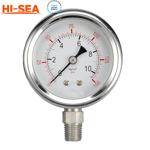 Marine IP64 Pressure Gauge